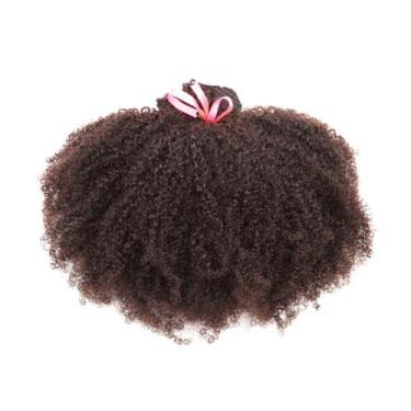 Imagem de Cabelo Natural Crespo 50cm com Tecimento Textura Kinky De Benguela 100