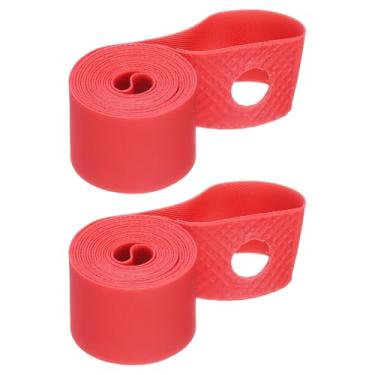 Imagem de 2pcs Bicycle Rim Strip 18" x 20mm PVC Bike Tire Liner Bicycle Wheel Rim Tape Inner Tube Tape Anti-Scratched Guard Cushion Pad Protector for Road MTB Mountain Bike