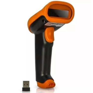 Imagem de Leitor Codigo De Barras Usb Sem Fio Knup Kp1018 Scanner