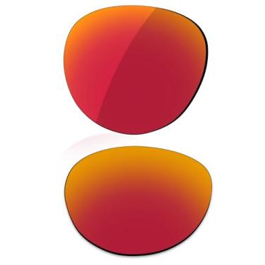 Imagem de LenzReborn Lente polarizada de reposição para óculos RayBan Meta Headliner(Gen 2) RW4013F 51 mm AI Glasses - Mais opções, Vermelho fogo - polarizado espelhado, One Size
