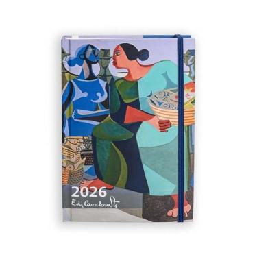 Imagem de AGENDA 2026 DI CAVALCANTI SEMANAL MINI MULHERES NO CAIS TECA PAPELARIA