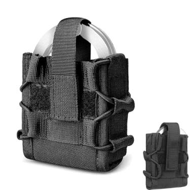 Imagem de Coldre de algema Molle, bolsa de algemas para cinto de serviço/colete de polícia, estojo de algemas adequado para Asp, suporte de punho de liberação rápida, FangXing