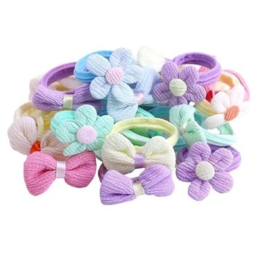 Imagem de Conjunto de Tiara para Bebê com Flor Suave e Amigável à Pele Passeios Diários Sessões Fotos Reuniões Férias Design Fofo Infantil Acessórios Cabelo Práticos Alto Custo-Benefício