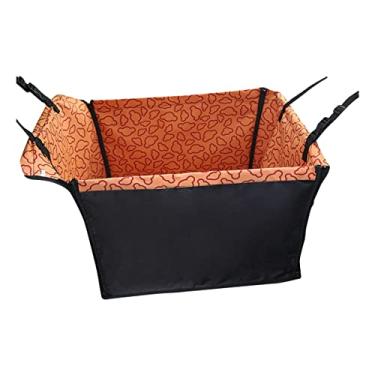 Imagem de Capa de assento de carro para cachorro Capa de assento de carro para cachorro para assento traseiro Capa de assento impermeável para animais de estimação antiderrapante e resistente Capa de assento de carro para animais de estimação Capa de assento resistente para cães Impressão de nuvem Redes de ca