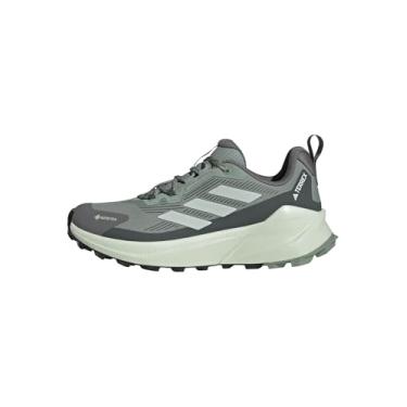 Imagem de adidas Tênis de caminhada feminino Terrex Trailmaker 2.0 Gore-tex, Verde prata/verde linho/hera, 36