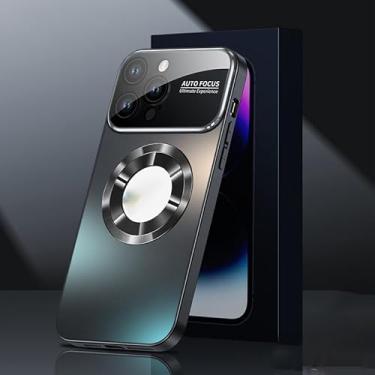 Imagem de Capa para iPhone 17 Pro Max - Proteção total à prova de choque, ajuste fino, resistente a arranhões, capa leve para uso diário, preta