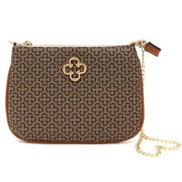 Imagem de Bolsa Feminina Capodarte Sholder Bag 4602074, Monograma bege camel, UN