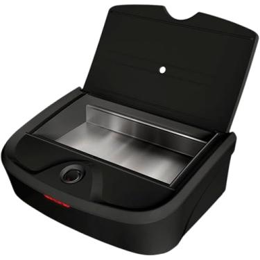 Imagem de Mega Bell, Estufa esterilizadora para manicure e pedicuri, Exterilix Compact Collor, Bivolt, Caixa ecológica, Base preta com detalhes preto