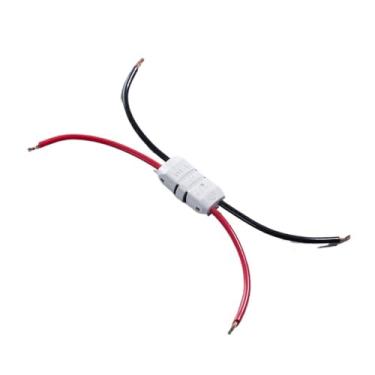 Imagem de DI-1 100PCS Conector de fiação de fio de emenda rápida 23-20 AWG 0,3-0,5 mm Cabo de fio de tira de LED duplo condutor de terminal de crimpagem elétrica