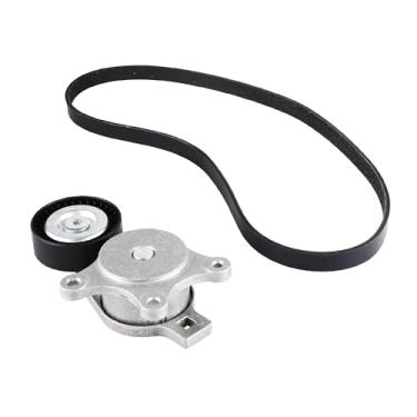 Imagem de Kit de tensor de correia de transmissão compatível com Mazda 6 CX-9, para Lincoln MKS MKT MKX MKZ, para Ford Edge Explorer Flex Fusion Taurus, para Mercury Sable substitui 6PK1140 BT4E6B209CC