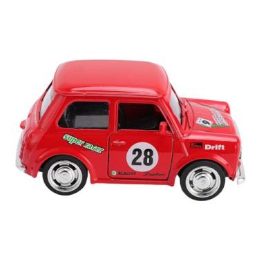 Imagem de Alomejor Mini Modelo de Carro, 1:36 Scale Lyloy Metal Model Car Com Portas de Abertura para Coleta de Adultos Exibir Decoração de Bolo e Brinquedos de Carro (Vermelho)