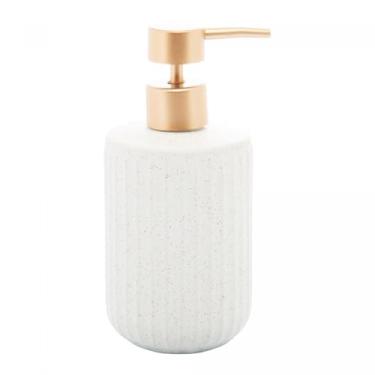 Imagem de Porta Sabonete Líquido Cerâmica 430Ml- Peça de Luxo para Decoração de Banheiro e Lavabo