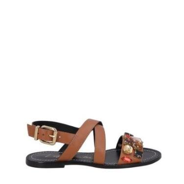 Imagem de Sandalia Luiza Barcelos Couro Pedras Aplicadas-Feminino