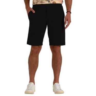 Imagem de Bermuda Forum Moletom Masculina Regular Benjamin Preta-Masculino