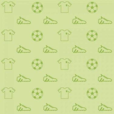Imagem de Papel De Parede Infantil Futebol E Chuteira