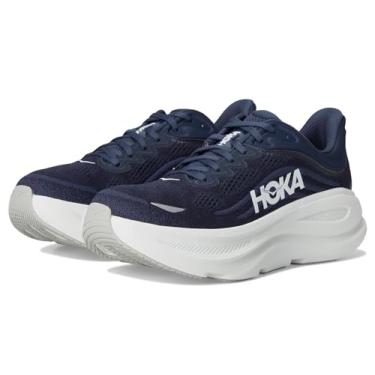 Imagem de HOKA Tênis masculino Bondi 9, Varsity azul marinho/branco, 10 Wide