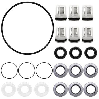 Imagem de Kit Reparo Gaxetas Válvulas Lavadora Karcher HD5/12 HD6/13 HD6/15 