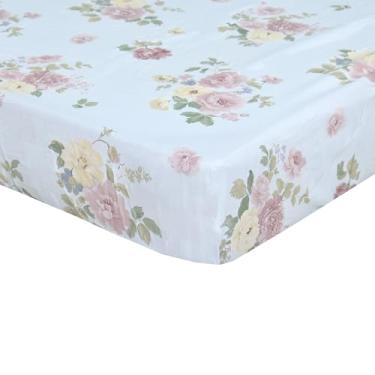 Imagem de Lençóis de cama casal ultramacios, 100% algodão, luxuosos, com elástico em toda a volta