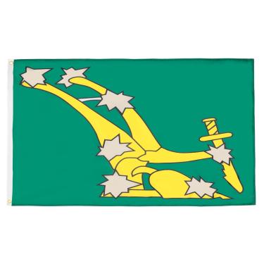 Imagem de AZ FLAG - Bandeira do arado estrelado da Irlanda - Grande 1,5 x 2,3 m - Bandeira grande do exército de cidadão irlandês de poliéster 100D com dois ilhós de metal - Resistente ao desbotamento - Cores