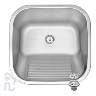 Imagem de Tanque Tramontina Prime Hera 40x40 25L Aço Inox Acetinado de Embutir o