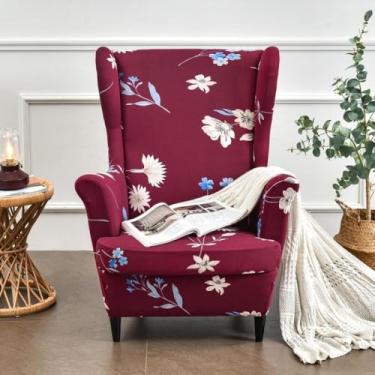 Imagem de Capa macia para poltrona, capa de cadeira lavável, protetor de móveis, tecido elástico, para sala de jantar, escritório, decoração de casa, sala de estar - tipo 23||Tamanho regular