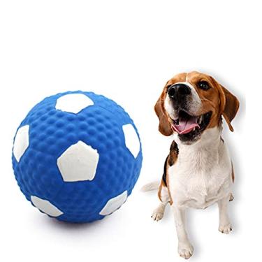 Imagem de Bolas de Brinquedos Látex para Cães com Squeaker Interativo Treinamento Gatos Brinquedo Som Squeak Macio Pets Brincadeira Divertida Incentivar Exercício Perseguição Agilidade