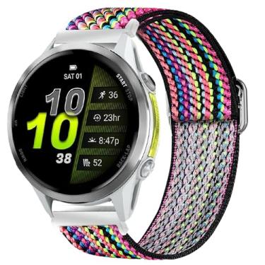 Imagem de Compatível com pulseiras Garmin Forerunner 970, pulseira de reposição ajustável de nylon elástico de liberação rápida, acessórios para homens e mulheres, compatível com Garmin Forerunner 970 (BOHE