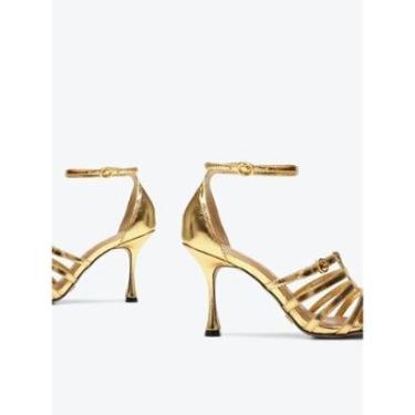 Imagem de Sandália Vicenza Toscana Dourado-Feminino