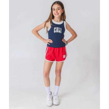 Imagem de Short Juvenil Moletinho Marisa Tam 10 a 16 Vermelho-71140, 16, Vermelh