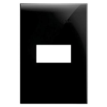 Imagem de Placa 4x2 1 Posto Horizontal Grafite Simon Linha 35