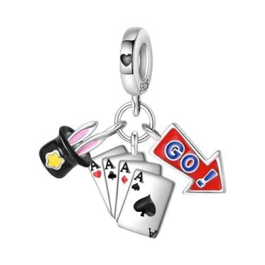 Imagem de Pingentes De Príncipe Do Castelo Robô Rosa Coelho Raposa Prateada Para