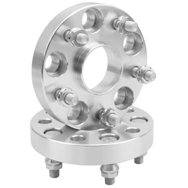 Imagem de IRONTEK Espaçadores de roda 5 x 114,3 mm compatíveis com Lexus ES300 300h 330, GS300 350 430, IS250 300, LS400; para Toyota Tacoma, Camry, Highlander Forged 2.5 cm Thread Pitch M12x1.5 Hub Furo 60,1