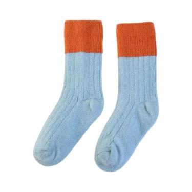 Imagem de Meias De Lã Para Meninas, Roupas Quentes De Inverno Para Crianças De 2