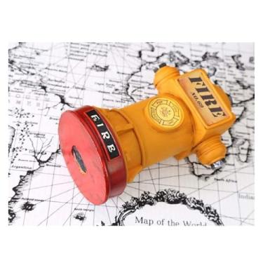 Imagem de Bank Piggy Cofre de Dinheiro Cofrinho Estilo Industrial Hidrante de Incêndio de Resina Extintor de Incêndio Moeda Caixa de Dinheiro Mobiliário de Artesanato O Presente de Brinquedo Perfeito para