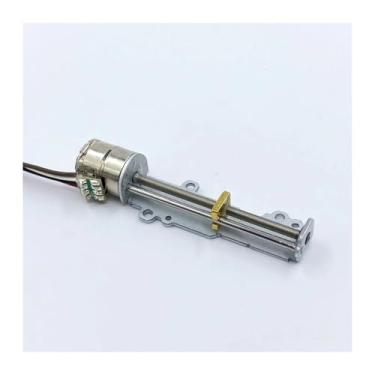 Imagem de Mini atuador linear de 34 mm 10 mm Micro 5V 2 fases 4 fios motor de passo de precisão parafuso linear longo porca deslizante DIY