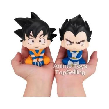 Imagem de Figuras De Ação De Anime Dragon Ball 9cm Goku Vegeta Estátua De PVC Br