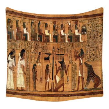 Imagem de Tapeçaria de parede Ancient Egypt Series Pharaoh Sacrifice 150x150cm