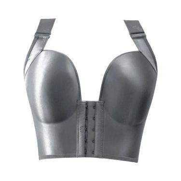 Imagem de Sutiã plus Size Com Fecho Frontal, Push Up, Sem Arame, Copas Profundas