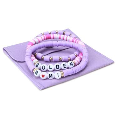 Imagem de J6&H6 Conjunto de 3 pulseiras KPop Merch, fãs do K-Pop Stuff, cosplay, mercadoria, presentes, roupa, acessórios de fantasia, joias da amizade, joias para aniversário, Natal, lembrancinhas de festa