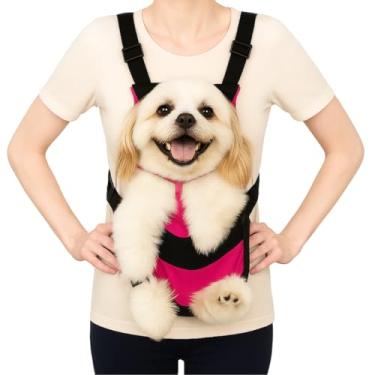 Imagem de Mochila Canguru para Pet – Transporte Seguro e Confortável para Cães e Gatos Pequenos e Médios(Rosa,P)