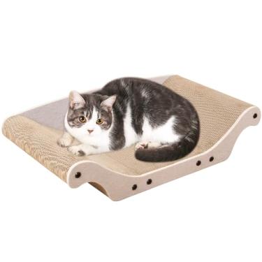 Imagem de UUig Placa para sofá arranhador de gatos de papelão para gatos 63,5 cm grande para arranhar sofá e almofada para arranhões para gatos internos, protetor de móveis