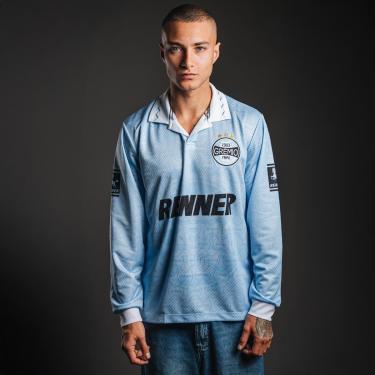 Imagem de Camisa Grêmio Retrô 1995 Celeste Manga Longa Masculina-Masculino