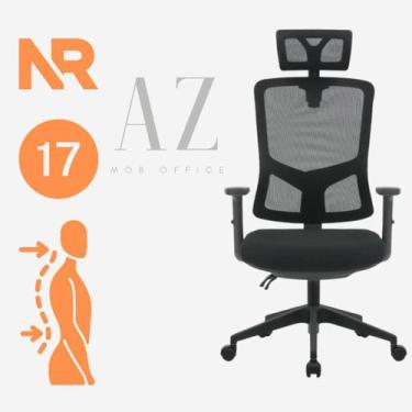 Imagem de Cadeira De Escritório Presidente LDN NR 17