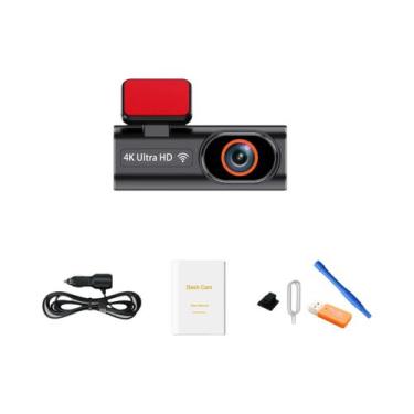 Imagem de Câmera Veicular 4K Ultra HD Mini WiFi Caixa Preta Monitor De Estaciona