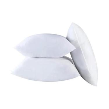 Imagem de Almofada Decorativa Branca 30x50cm Para Sofá, Enchimento De Almofada, 