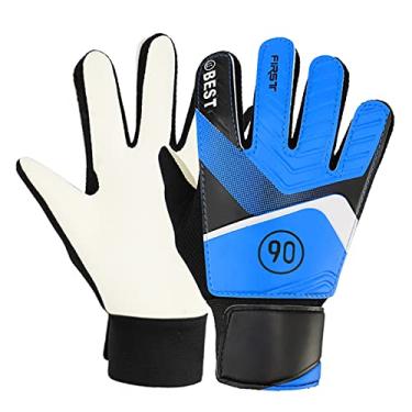 Imagem de SPYMINNPOO Luvas de Goleiro Com Fivela Ajustável para Crianças, Material Respirável Premium para Meninos e Meninas, Ideal para Treinamento de Futebol (#2)