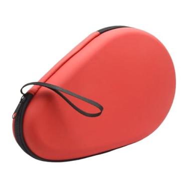 Imagem de Aymzbd Bolsa para Raquete de Tênis de Mesa, Estojo para Transporte de Raquetes de Tênis de Mesa, Leve, com Capa Protetora, Portátil para Uso Interno E Extern, Vermelho