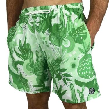 Imagem de Bermuda Shorts Surftrip Floral Verde-Masculino