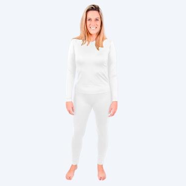 Imagem de Calça Térmica Segunda Pele RT Feminino Frio Intenso Viagens Neve Esportes Aventura 250g-Feminino