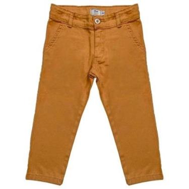 Imagem de Calça Infantil Look Jeans Alfaiataria Collor - PRETO - 04-Masculino